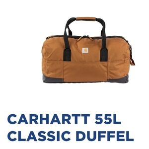 Carhartt Duffel Bag Zyn Exclusive Limited Edition Brown Full Zip Heavy Duty Bag